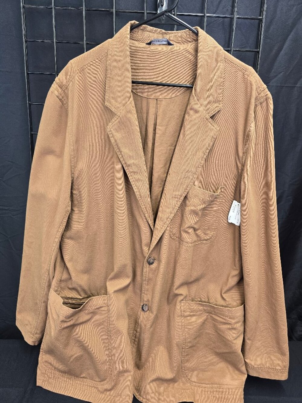 Duluth Trading Co Men's XL Tall Brown Canvas Chore Coat Cotton Lined Jacket